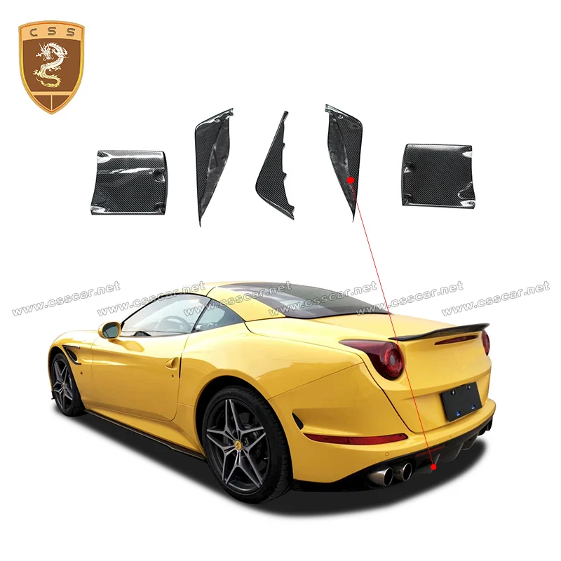Для Ferrari California T углеродное волокно заднего бампера крыло губ авто