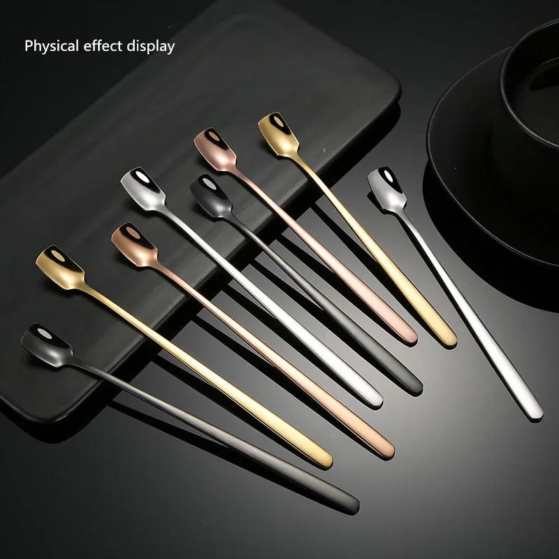 Ретро Лопата креативная металлическая кофейная чайная ложка для мороженого