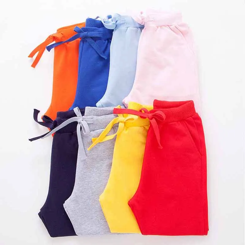 

Boys Fashion Sports Pants Regular Trousers Teenage Boy Autumn Children's Clothing Girl Cartoon Soft Loose Long Pants 2- 12 Years