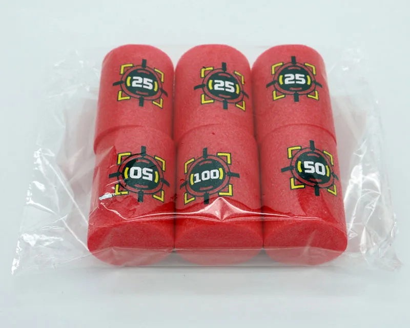 Детский игрушечный ружейный аксессуар 2018 года 6 шт./набор Цели для пуль и дартс мягкие пули для детей Наружная дополнительная подставка.