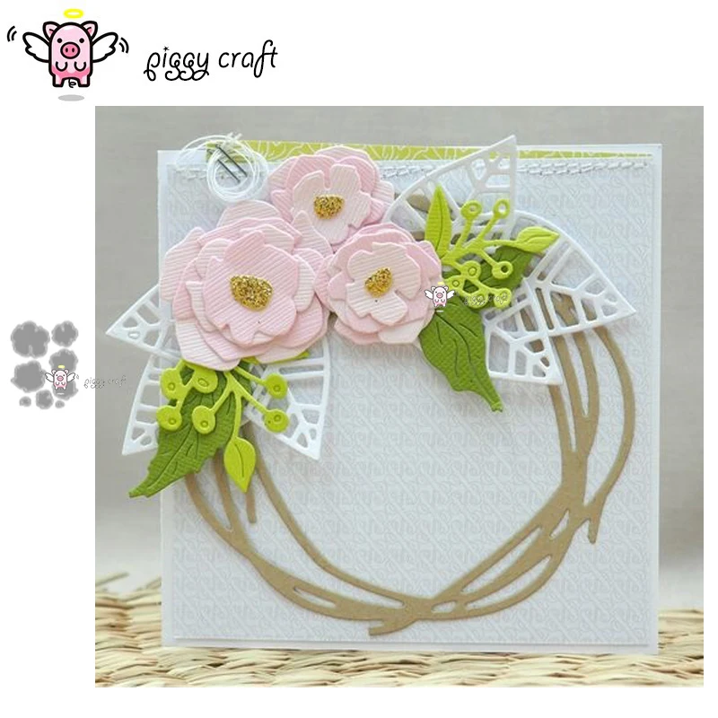 Технические металлические Вырубные штампы форма для вырезания 8 шт. цветочное