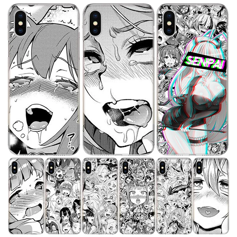 

Anime Girl Japan Manga Face Phone Case For iPhone 13 12 11 Pro Max 6 X 8 6S 7 Plus XS XR Mini 5S SE 7P 6P Pattern Cover Coque