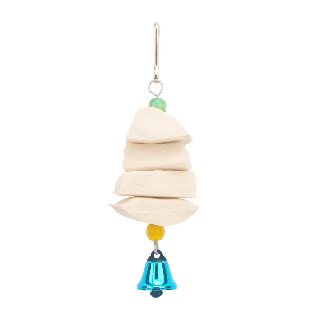 

Swing Type Cuttle Bones Chewing Toy Calcium Supplements for Birds Parrots