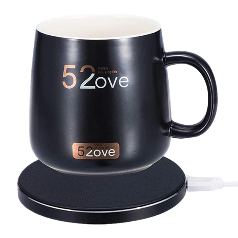 2 в 1 беспроводная нагревательная кружка с подогревом и зарядным устройством