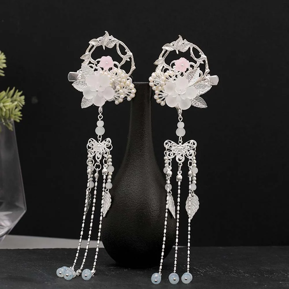 Винтажная китайская заколка бабочка Классическая стрекоза длинная Заколка