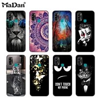 Phone Cover For Infinix Hot Play Case Color Painted Black Soft Silicone Protective Back Infinix Hot9 Play Coque Fundat