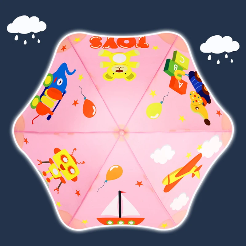 Мультяшный детский зонт для девочек и мальчиков милый мультяшный креативный