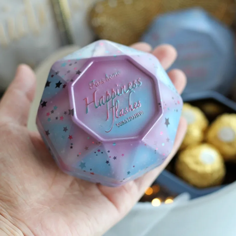 5/10 шт. Индивидуальная коробка для конфет с изображением звездного макарона