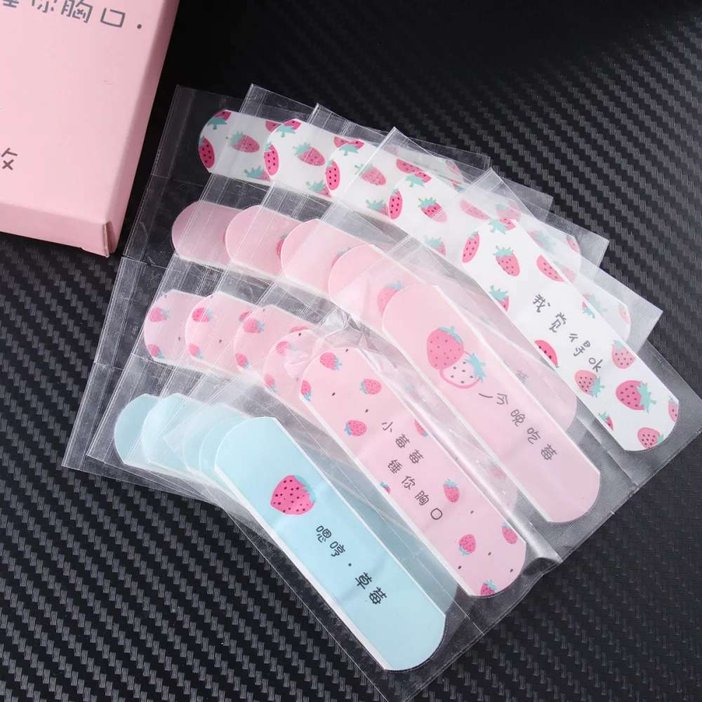 

20Pcs Waterproof Breathable Fresh Wound Patch Tight Wear Resistant Bandage All Skin Types for Home Use Outdoor Size