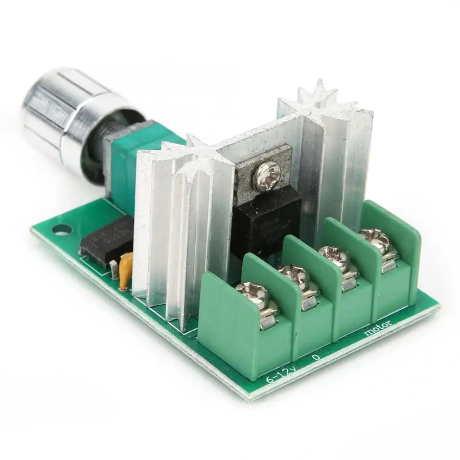 DC6 12V 6A PWM контроллер скорости двигателя постоянного тока переключатель