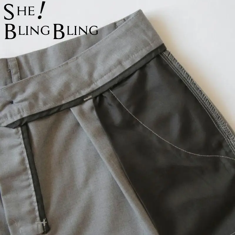SheBlingBling Костюмы Шорты женские Harajuku с высокой талией короткие брюки прямые