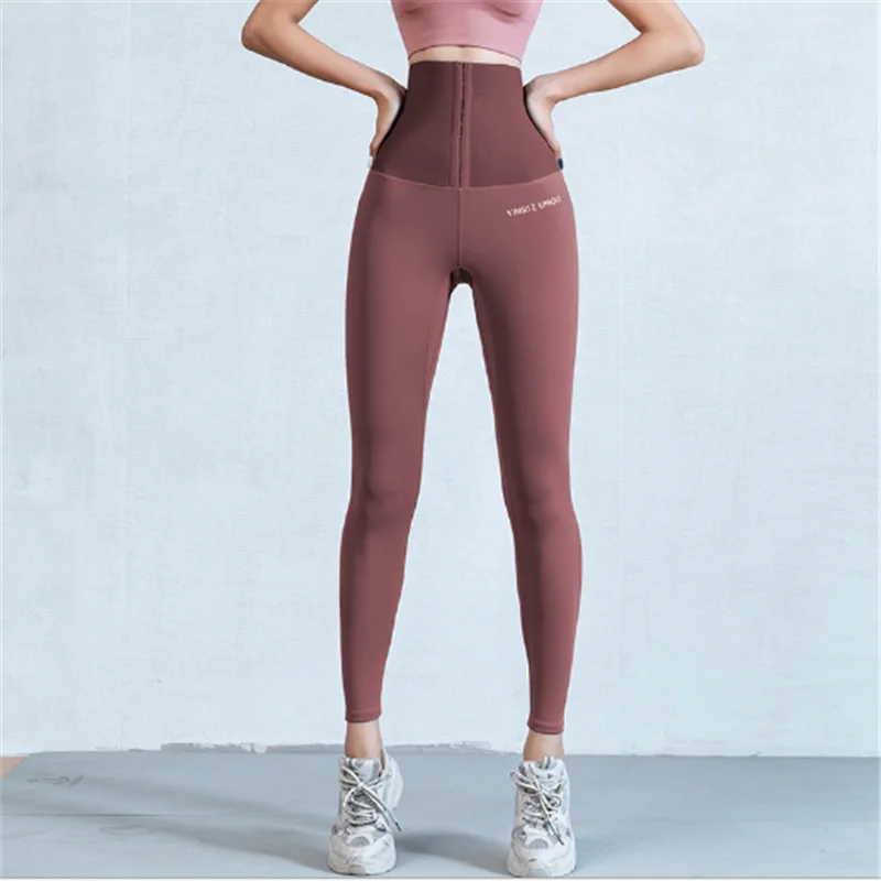 

Shrink Abdomen High Waisted Yoga Pants Women Sports Gym Fitness Leggings Workout Legging Running Training Tights Activewear