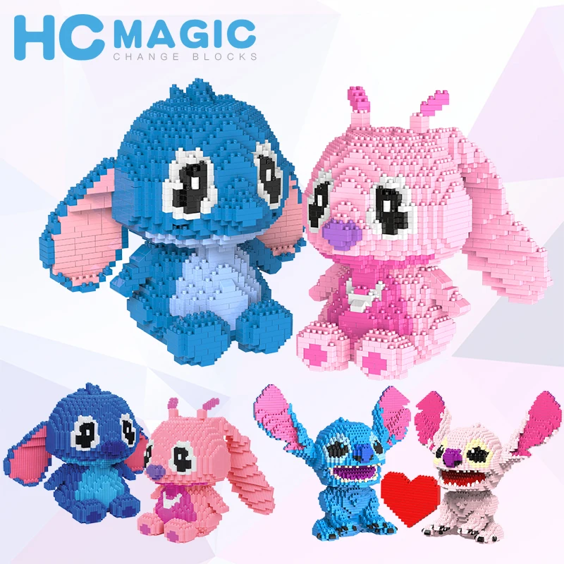 HC магические блоки большой размер kawaii аниме стежка пластиковые строительные