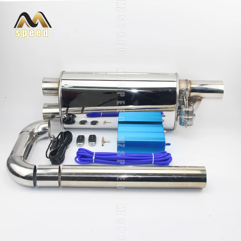 Автомобильный контроллер выхлопного клапана глушитель из нержавеющей стали для