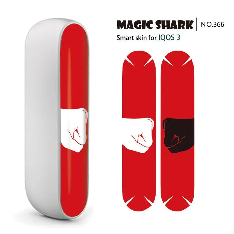 Чехол Magic Shark для IQOS 3 0 Модный чехол из ПВХ с изображением суперзвезды кулак статуя