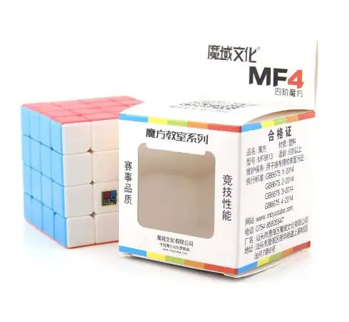 MoYu MF4 Cubing класс Speedcubing 4x4x4 волшебный куб пазл игрушки для начинающих Stickerless