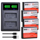 Аккумулятор для фотоаппарата LP-E10 LP E10 + двойное зарядное устройство со светодиодной подсветкой типа C для Canon EOS 1100D 1200D 1300D Kiss X50 Kiss X70 Rebel T3 T5 T6 T7