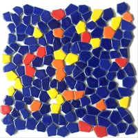 11 PCS Purple Blue Red Yellow Kitchen Backsplash Bathroom Porcelain Ceramic Wall Mosaic Tile SSD043