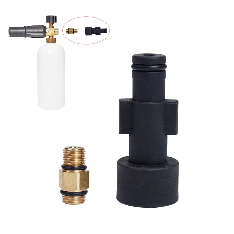 

Foam Nozzle Snow Foam Lance Foam Cannone Adapter Plastic Bayonet Fitting For Karcher AR Bosch Sun Joe Sterwins Pressure Washer