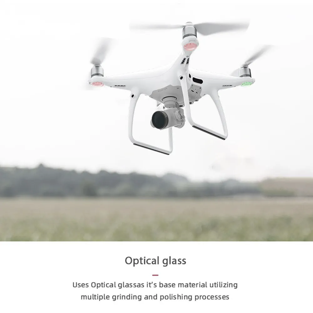Комплект фильтр для дрона Phantom 4 Pro UV CPL ND8 ND-PL фильтров оптическое стекло защита