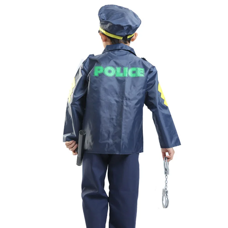 Детский костюм для мальчиков и девочек на день рождения полицейского