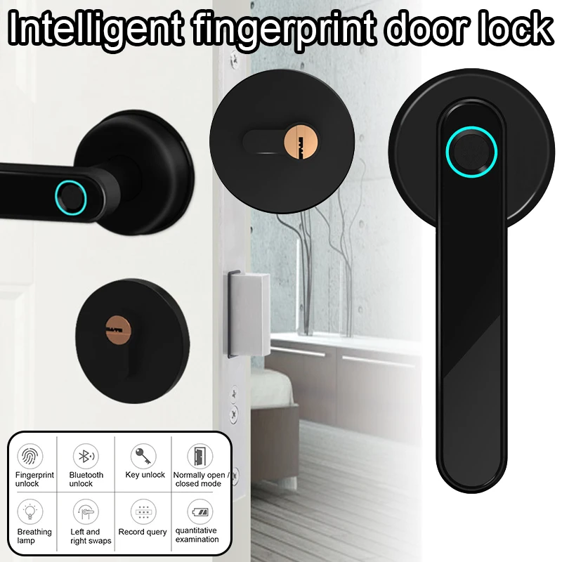 Высокое качество домашний умный электронный дверной замок с отпечатком пальца
