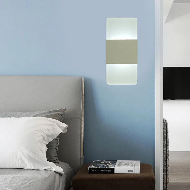 

LED Decoration Murale Chambre Lamp Indoor Lighting Home Bedroom Bedside Living Room Kitchen Balcony Aisle Corridor Mirror Front