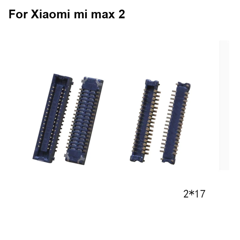

Коннектор FPC для Xiaomi mi max 2, ЖК-дисплей на гибком кабеле, материнская плата для Xiaomi mi max2, 2 шт.