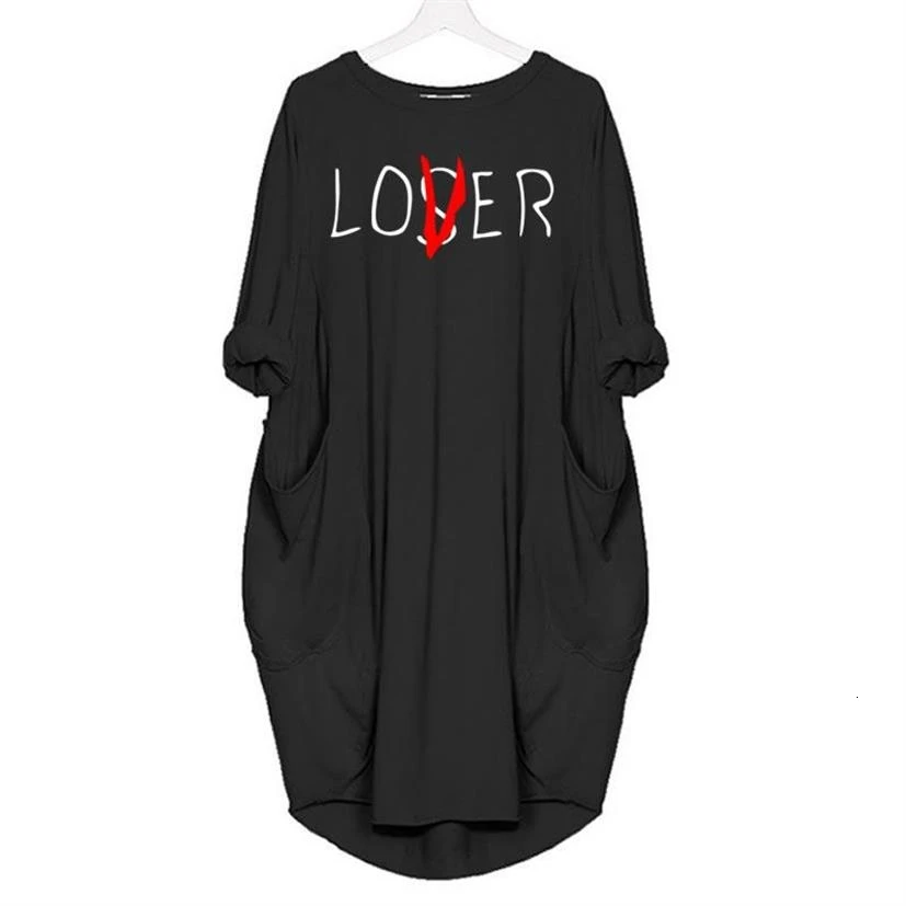

New Fashion Lover Letters Print Pocket T-Shirt For Women T-Shirt Women Female Plus Size Punk Off The Shoulder Tops Cute Cotton