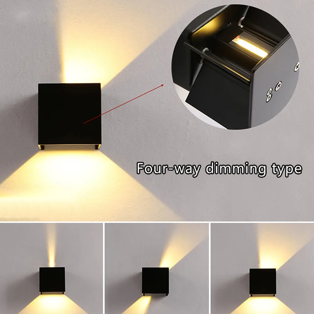 

Modern Outdoor Waterproof LED Wall Light Hotel For Creative Corridor Staircase Corridor Living Room Bedroom Bedside Wall Light