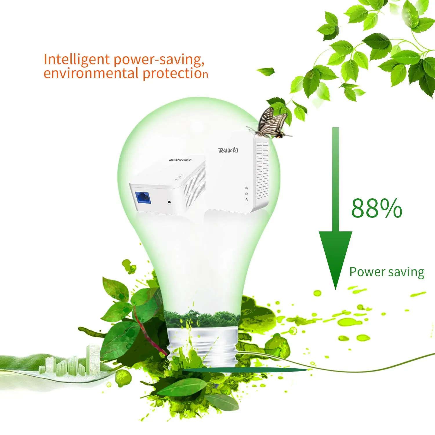 tenda ph3 1000mbps powerline network adapter 1 port gigabit av1000 ethernet plc adapters high compatible iptv homeplug av2 1pair free global shipping