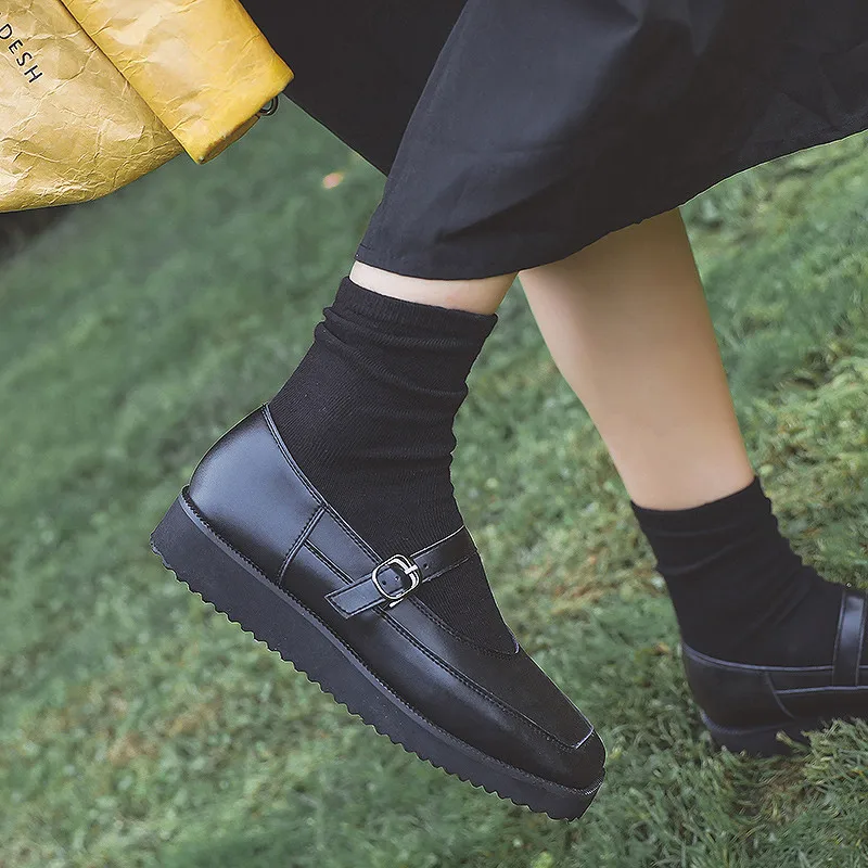 

MORAZORA 2021 New Arrival Women Pumps Comfortable Casual Ladies Shoes Spring Summer Platform Genuine Leather Single Shoes