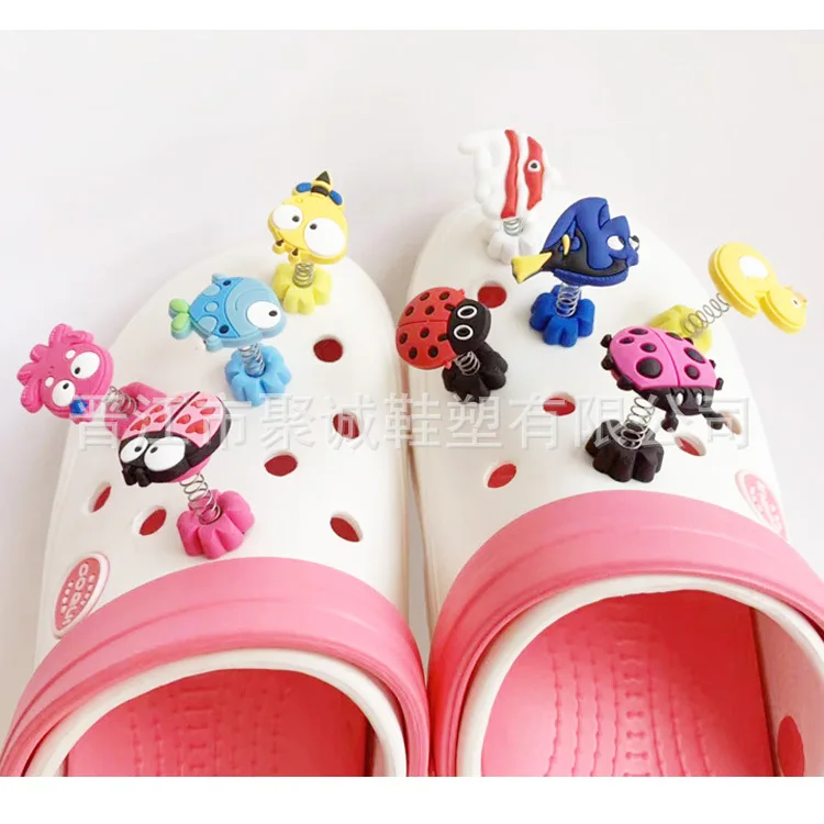 

Lovely Crocses Decoration Croc Auxiliary Attachment Plastic Drop Shoe Ornament Shoe Strap Kids Sandals Shoe Buckle Decorations