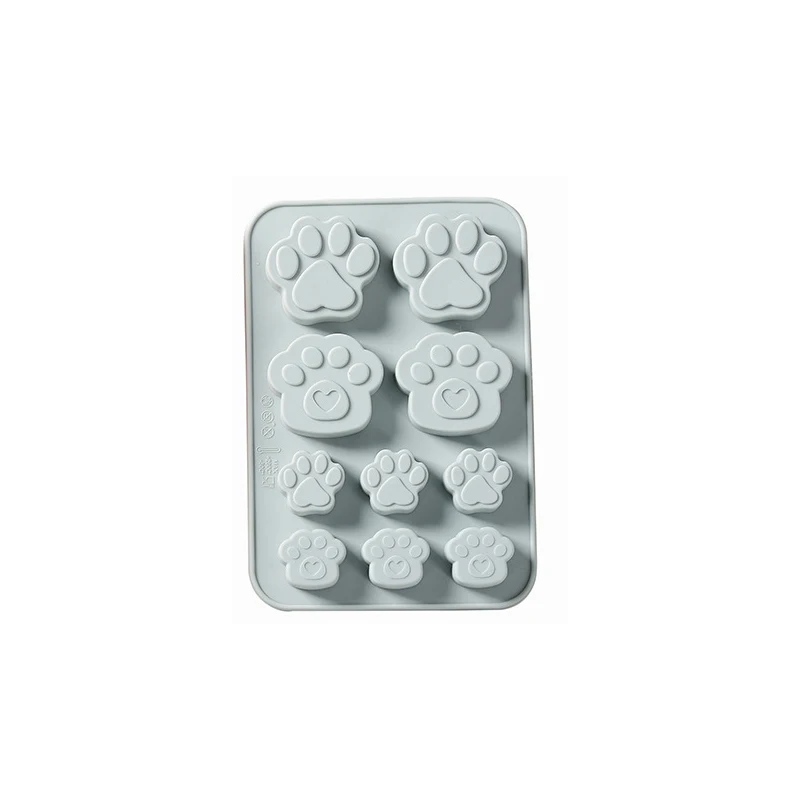 

3D Cat Claw Silicone Mold Puppy Footprint Candy Chocolate Gummy Fondant Mold Dog Claw Cake Tools Bakeware Baking Tools