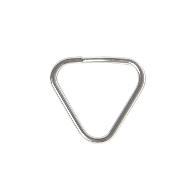 10 шт./компл. металлические треугольные кольца раздельные ремешки для цифровой