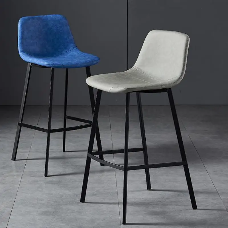 Барный стул в скандинавском стиле простой ретро В индустриальном металлическое