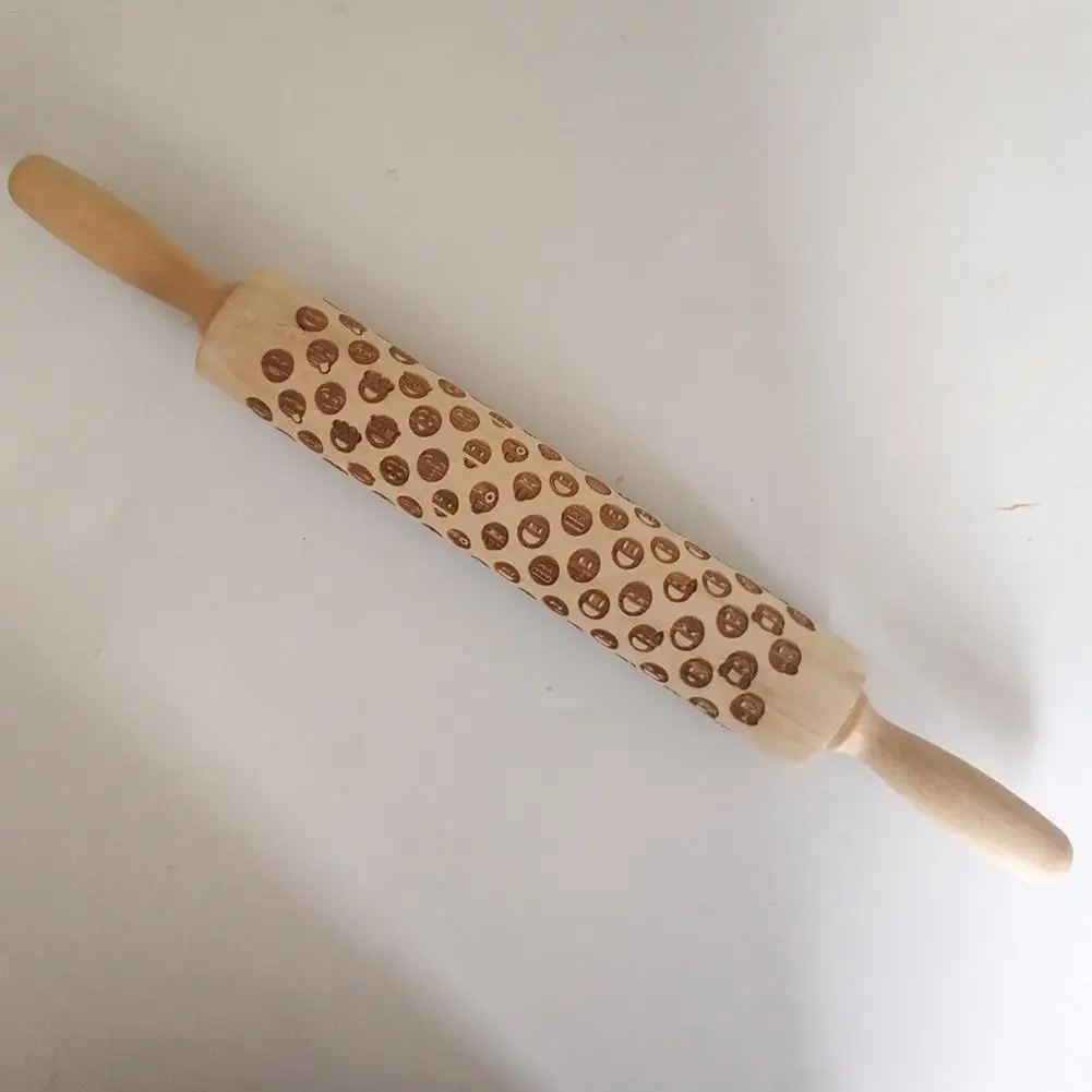 Рулонный штифт с рисунком рождественского оленя инфракрасной гравировкой