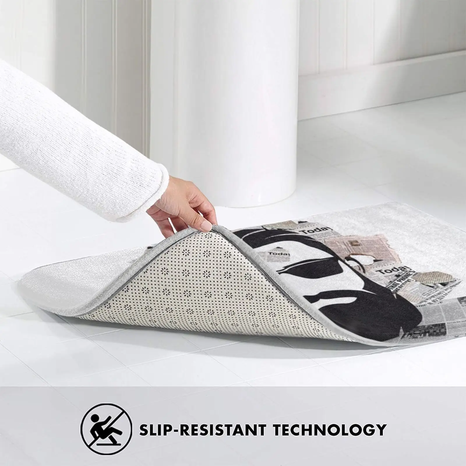 Комиксное лицо для мужчин (Hq) коврик ковер Противоскользящий входной двери в