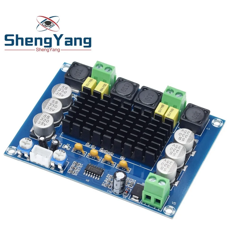ShengYang 1 шт. DC 12 В 24 в 120 Вт* 2 TPA3116 D2 двухканальный цифровой усилитель мощности аудио доска хорошее