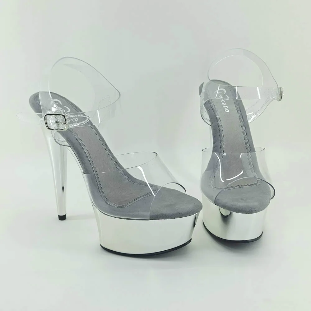 Leecabe 15 см/6 дюймов для женщин Босоножки на платформе Вечерние туфли высоком