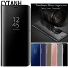 Умный зеркальный флип-чехол для Huawei P Smart Z Y9 Y7 Y6 Y5 Prime 2019 NOVA 5i 5Pro 4 4E 3 3i 3E, чехол для телефона, оболочка
