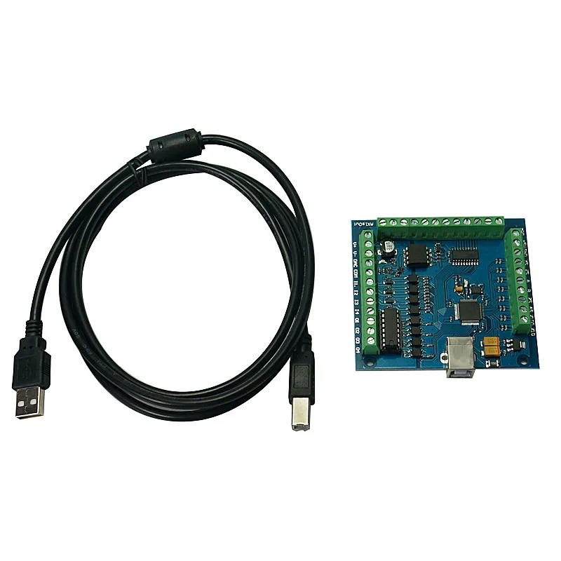 4 осевая коммутационная плата MACH3 USB 12 24 в 100 кГц плавное движение CNC контроллер
