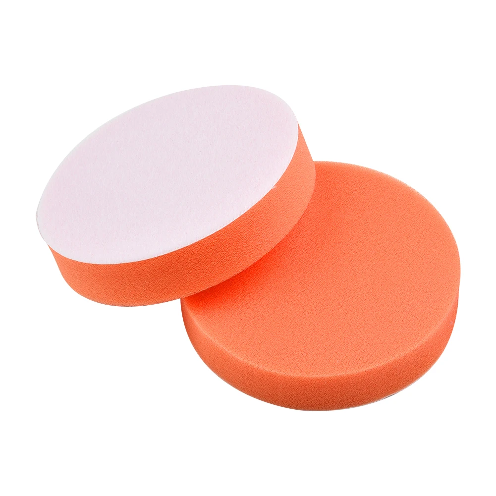 4Pcs 125mm 5Inch Polishing Buffing Pad Flat Sponge Polisher Buffer Pads For Car Accessories Beauty Waxing | Инструменты