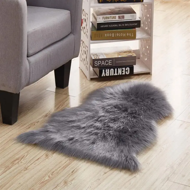 Одинарный сверхмягкий Пушистый Ковер Из Овчины натуральный высококачественный