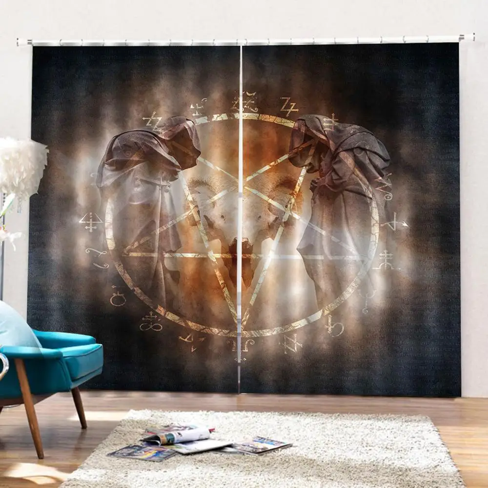 На заказ любой размер пентаграммы в огне черная волшебная церемония обряд