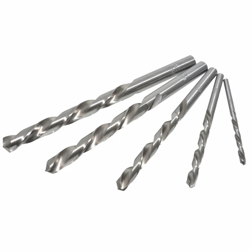 

5pcs/set High Speed Steel HSS Straight Shank Twist Drill Bit Electric Drill Tool K3KD