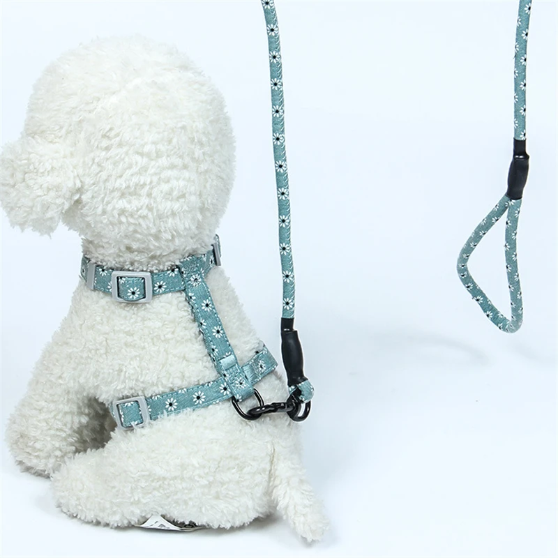 Кошачий ошейник поводок регулируемый нейлоновый ПЭТ Хождение от двери к жилет