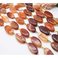 2strandslot 50mm smooth oval candy color agate natural stone bead for diy necklace bracelet jewelry making 15 free shipping