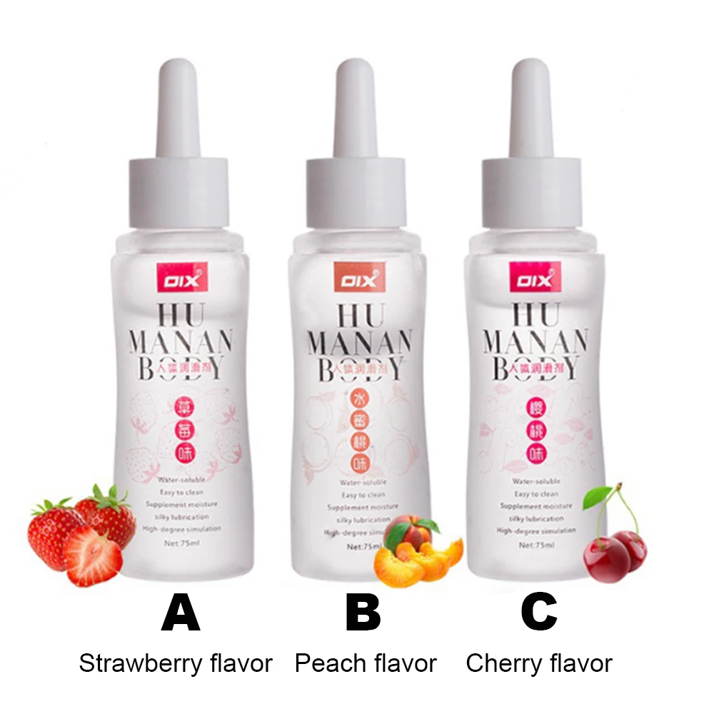 75 мл/бутылка лубрикант для анального и вагинального секса с ароматом