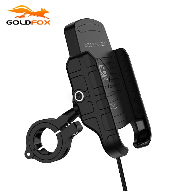 15 Вт Беспроводное зарядное устройство держатель для телефона мотоцикла Xiaomi iPhone X